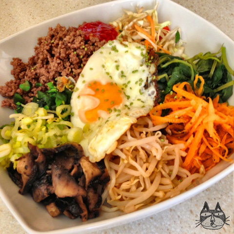 Bibimbap with Minced&nbsp;Beef