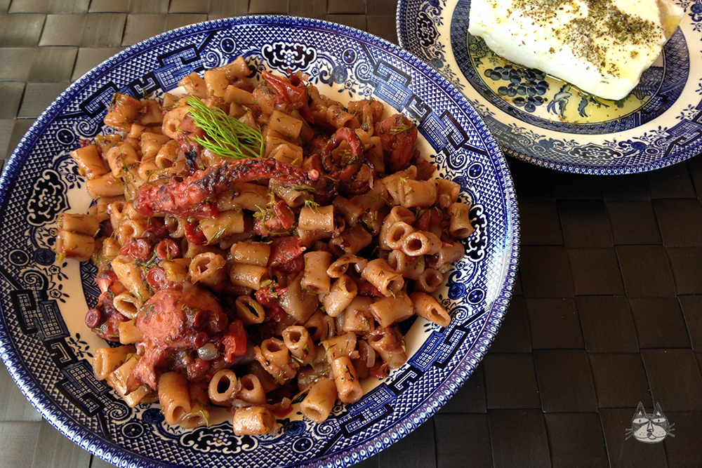 Octopus In Tomato Sauce with&nbsp;Pasta