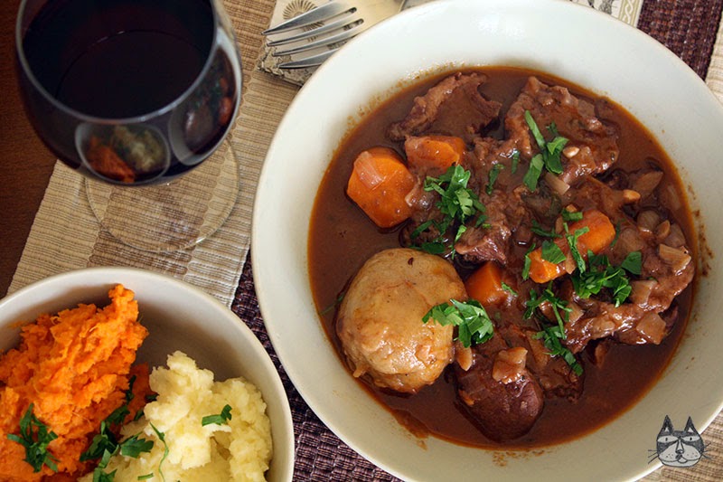 Beef in Red Wine (Boeuf&nbsp;Bourguignon)