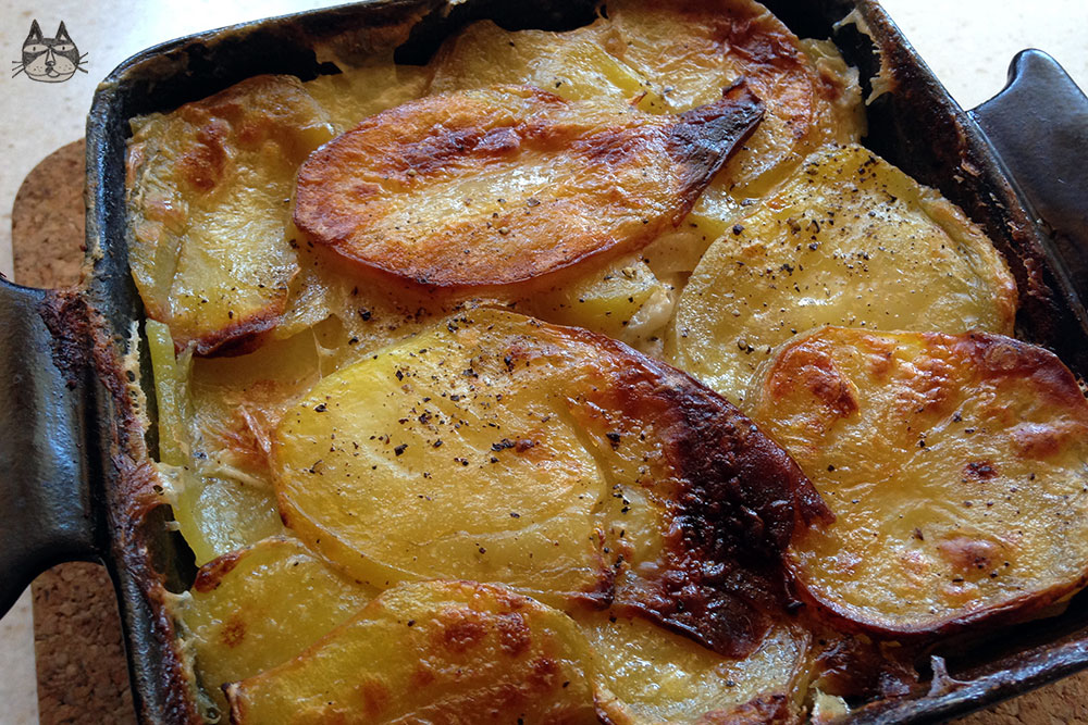 Celeriac and Potato Au&nbsp;Gratin