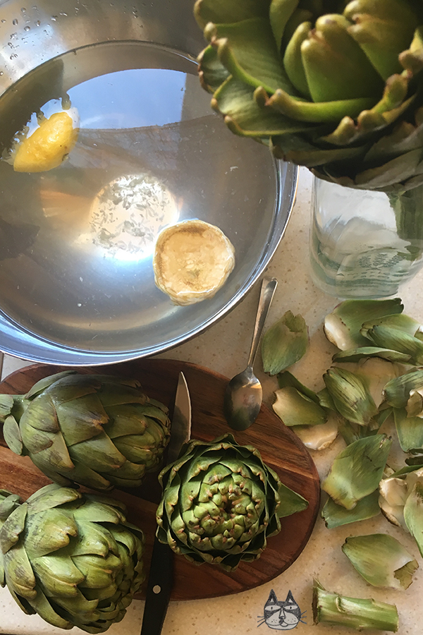 How-to: Clean Artichoke&nbsp;Flowers